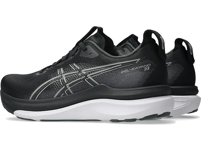 ASICS Men's GEL-KAYANO 33 - BLACK/WHITE