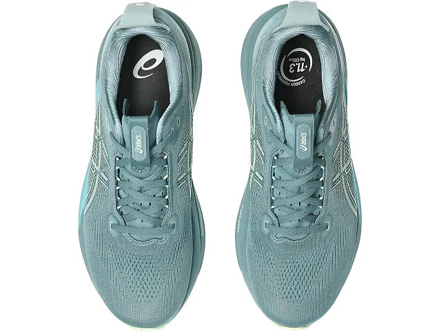 ASICS Men's GEL-KAYANO 33 - FOGGY TEAL/ILLUMINATE YELLOW