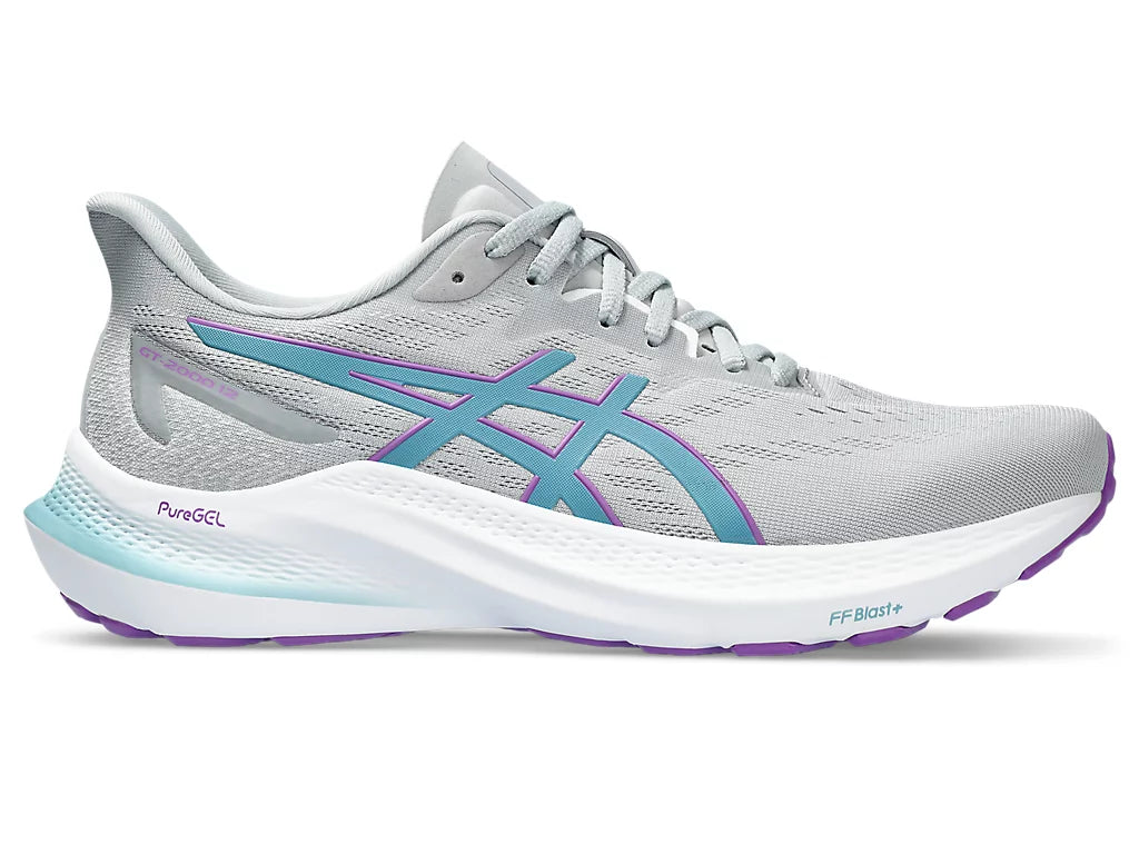 Asics Womens GT-2000 12- Piedmont Grey/Gris Blue (1012B506-021)