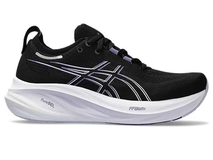 Asics Womens Gel Nimbus 26- Black/Dusty Purple (1012B601-003)