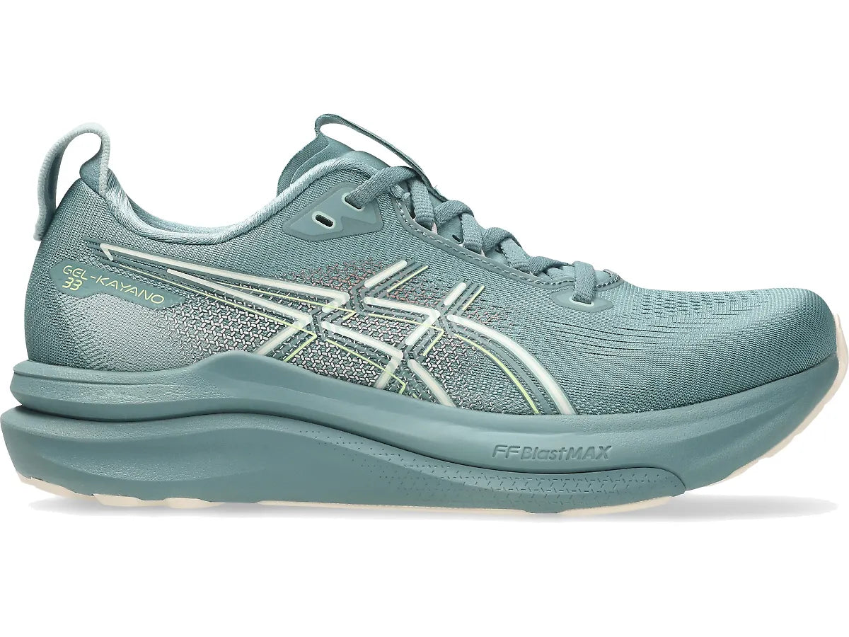 ASICS Women's GEL-KAYANO 33 - FOGGY TEAL/ROSE DUST