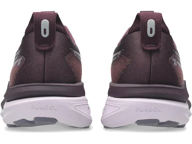 ASICS Women's GEL-KAYANO 33 - DARK AUBERGINE/DAHLIA