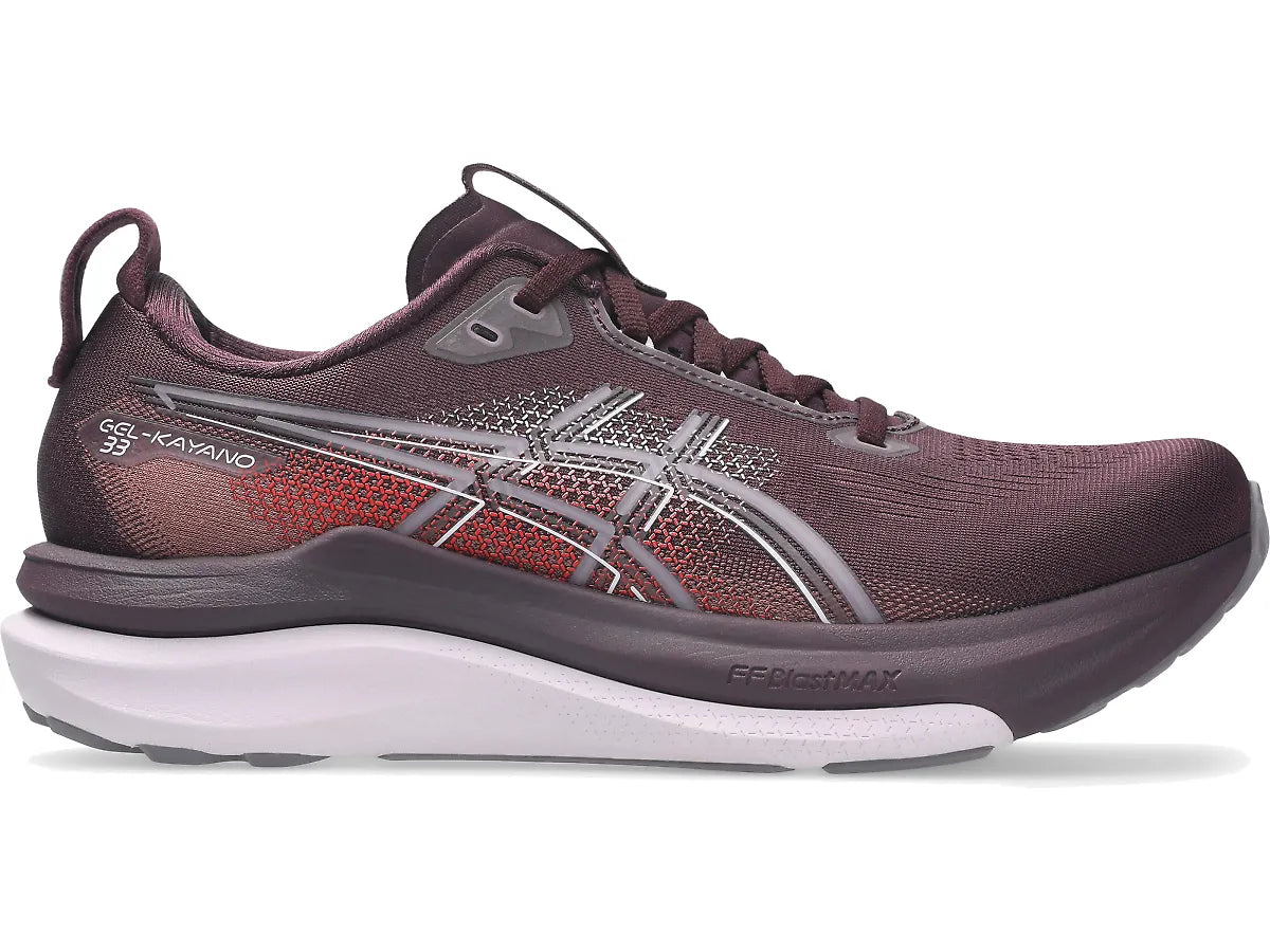ASICS Women's GEL-KAYANO 33 - DARK AUBERGINE/DAHLIA