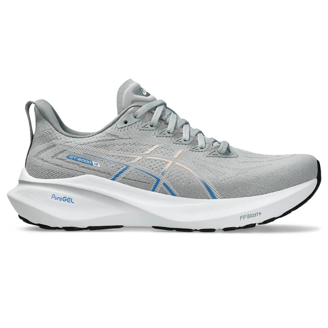 Asics Womens GT-2000 13 Wide- Piedmont Grey/White (1012B667-022)