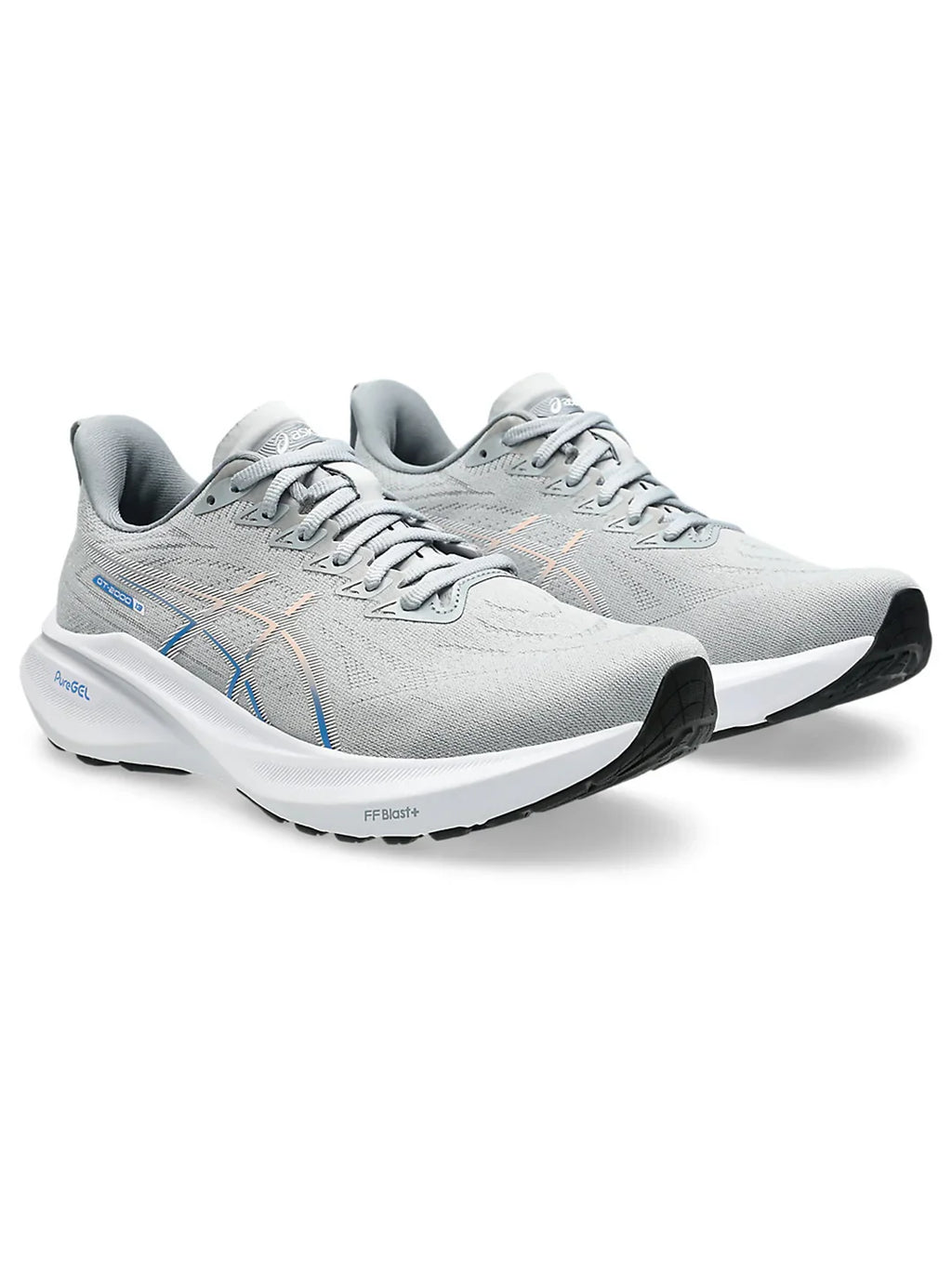 Asics Womens GT-2000 13- Piedmont Grey/White (1012B666-022)