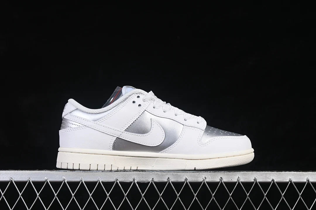 Nike SB Dunk Low "White Metallic"