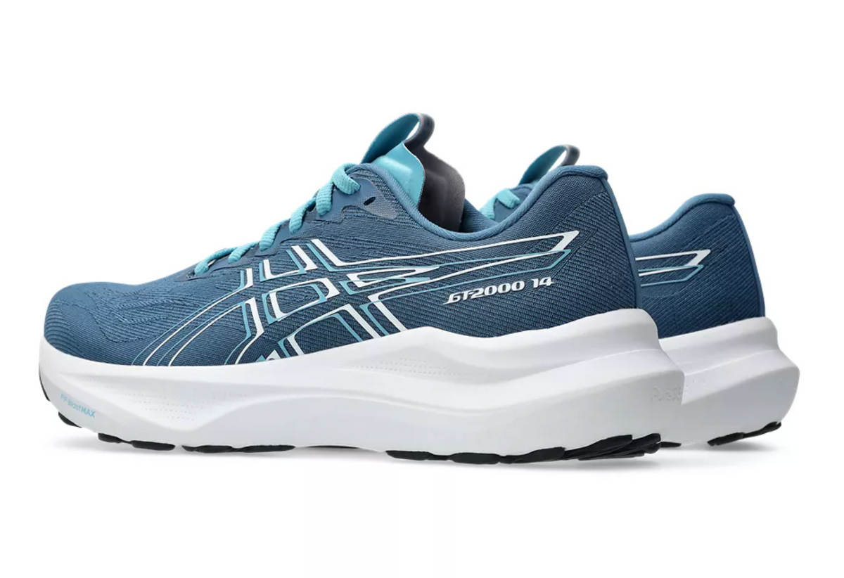 Womens ASICS GT-2000 14 Wide - Winter Sea/White