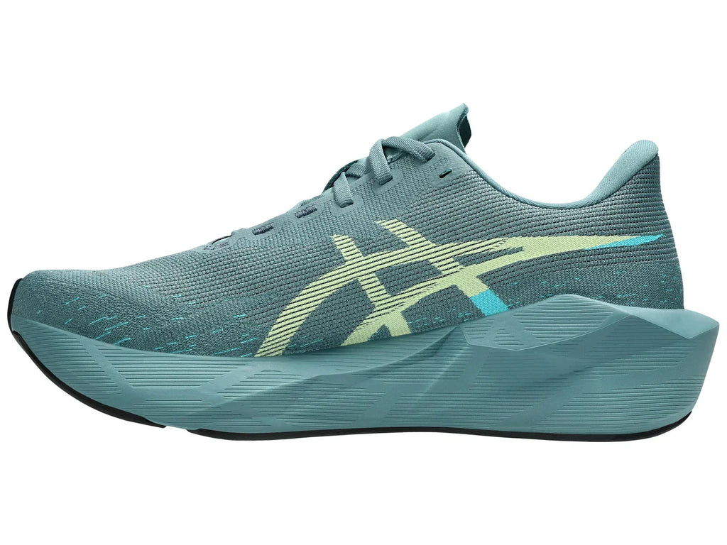 ASICS Men's NOVABLAST 6 - FOGGY TEAL/ILLUMINATE YELLOW